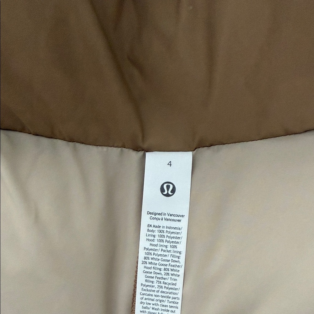 lululemon Wunder Puff Cropped Vest - Picture 5 of 6